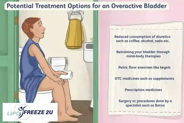 image of woman on toilet because of an overactive bladder Thatcham