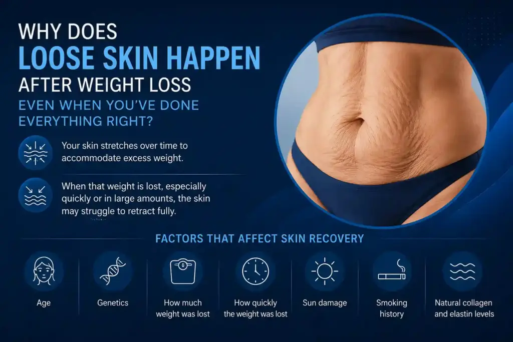 Why Does Loose Skin Happen After Weight Loss Even When You’ve Done Everything Right Thatcham?
